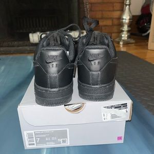 Nike Black airforces 7.5